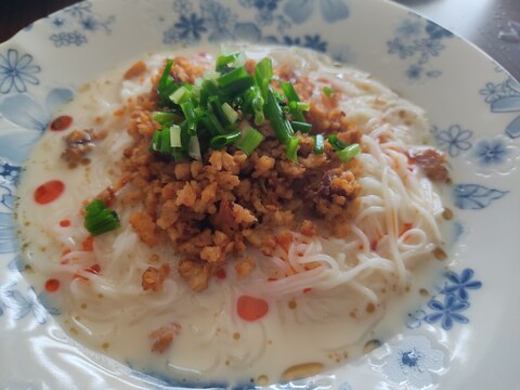 夏に最適！冷やし坦々そうめん